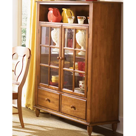 Curio Cabinet with Touch Lighting
